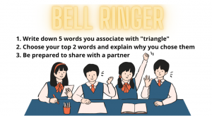 Graphic showing an example of a bell ringer activity.